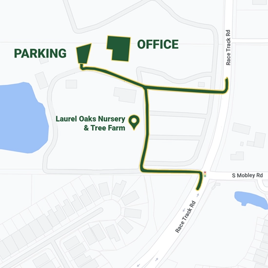 map of Laurel Oaks